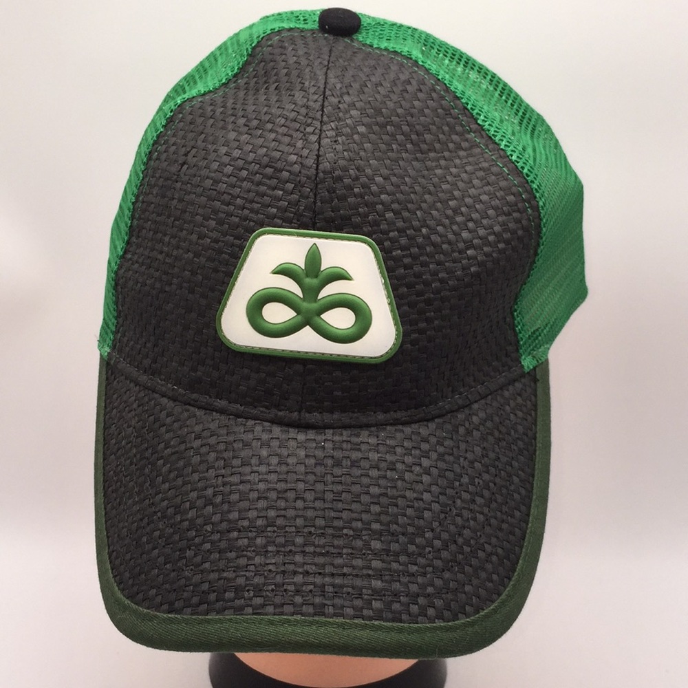 Pioneer Brand Seed Logo Du Pont Mesh Trucker Farmer Hat Cap Green Black